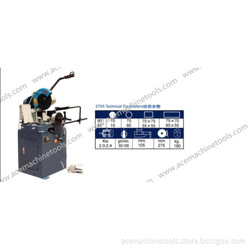 Semi-Auto Metal Disk Saw Machine (Asian Type) Air-Operated